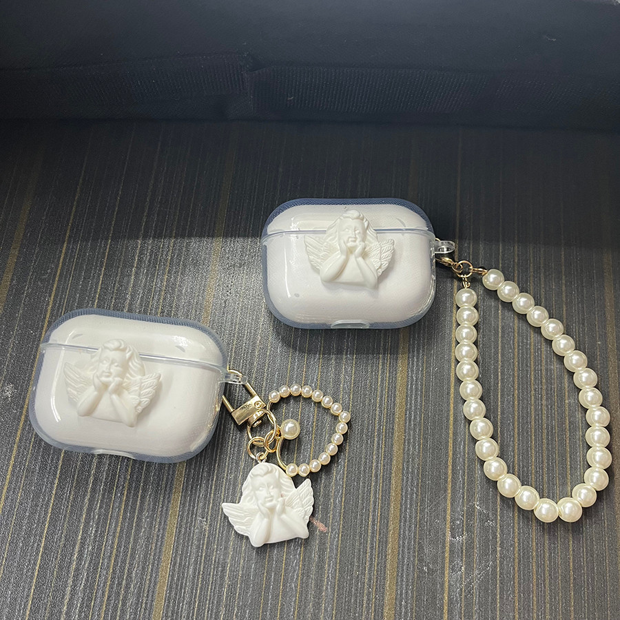 luxury Pearl Pent Case for Realme Buds T310 T300 T110 T100 T01 Case Silicone Cover for Realme budsT1