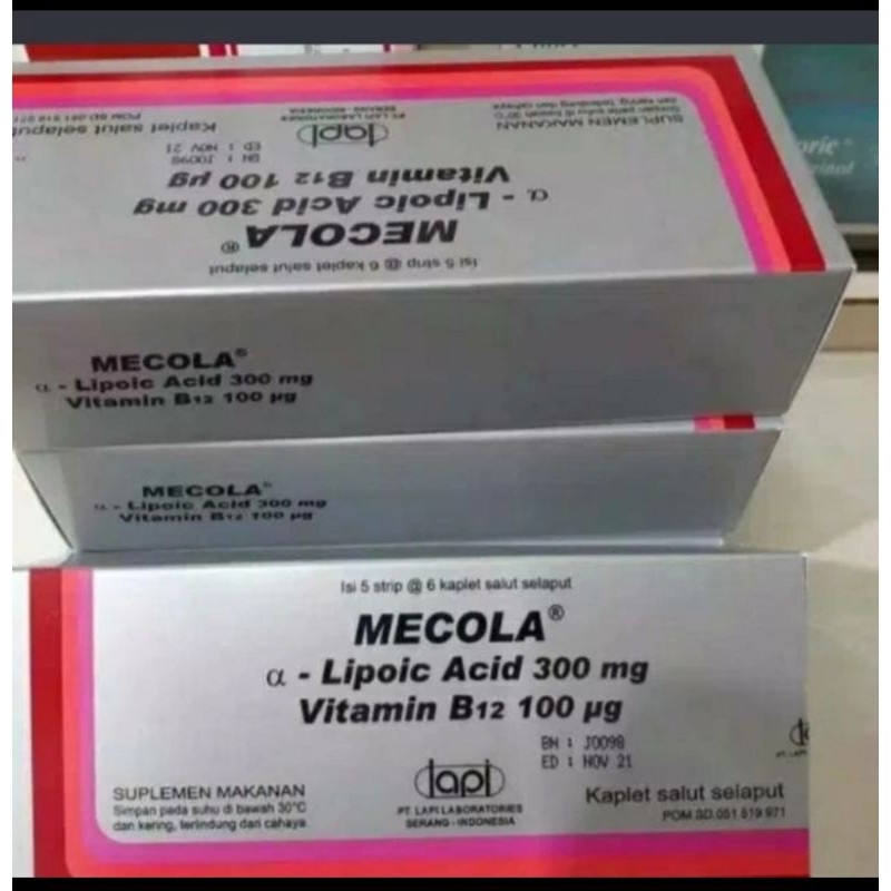 Mecola 300 mg box isi 30