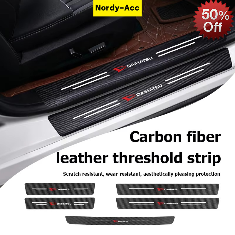 Custom Fit Car Threshold Protector & Rear Bumper Sticker For Daihatsu Move Terios Sirion Mira Anti-S