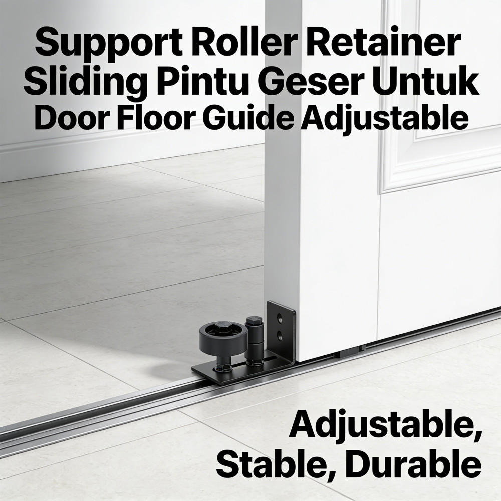 Door Roller Retainer Geser Pintu Sliding Support Floor Guide Sliding Pintu