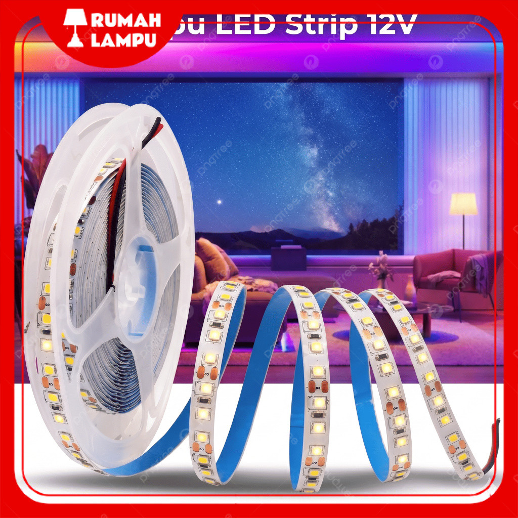 Lampu LED Strip 12V Plafon Kamar Estetik Rumah Lembut