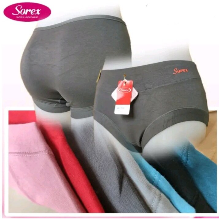 SETENGAH LUSIN CD SOREX  Celana Dalam isi 6 pcs Art 1232 Celana Wanita Sorex super soft