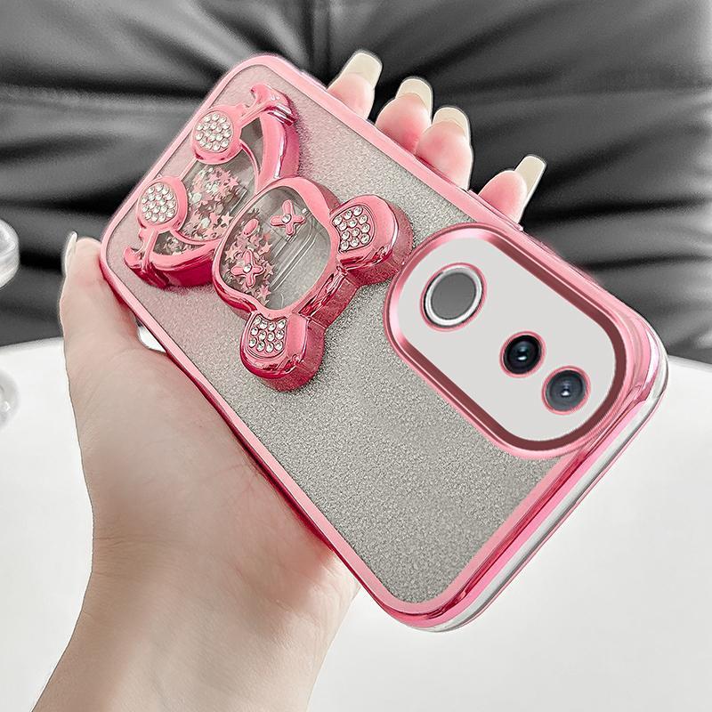 Soft Case Kesing HP Silikon Lembut Case Untuk VIVO V50 5G VIVOV50 V2427 Berkilau Berlapis Handphone 