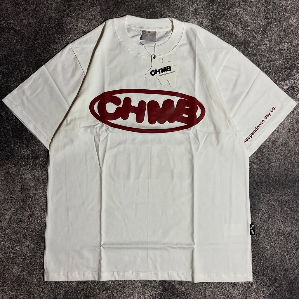 Oversized tee Chambredelavain - Kemerdekaan white