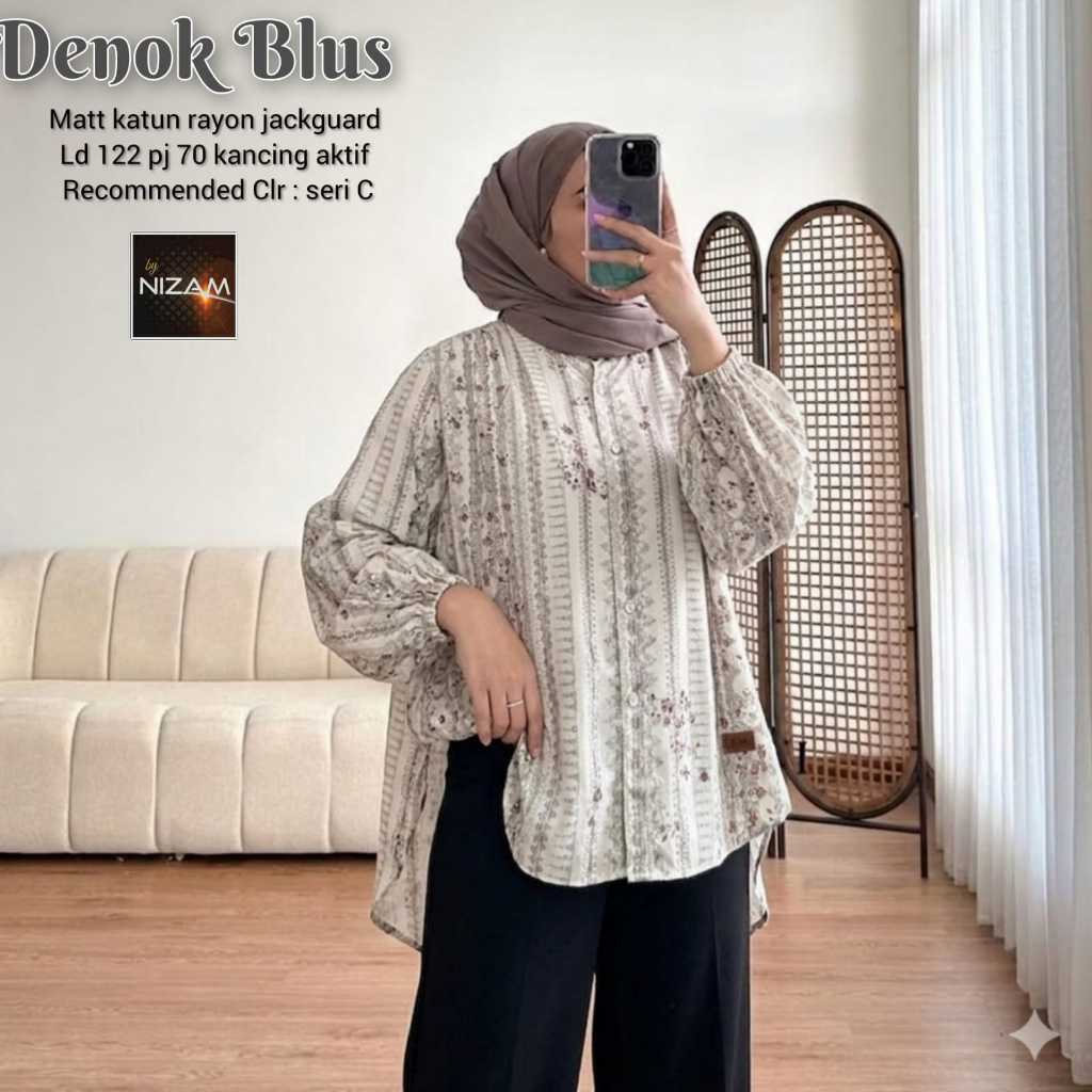 1805     DENOK BLOUSE by NIzAM FASHION