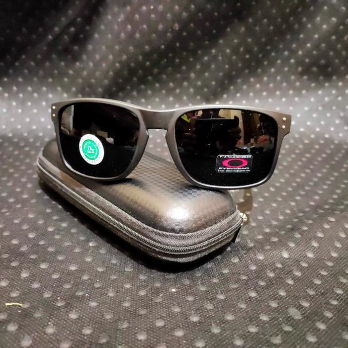 kacamata pria/kacamata sepeda/face Shield kacamata/kacamata sport pria - Hitam Doff