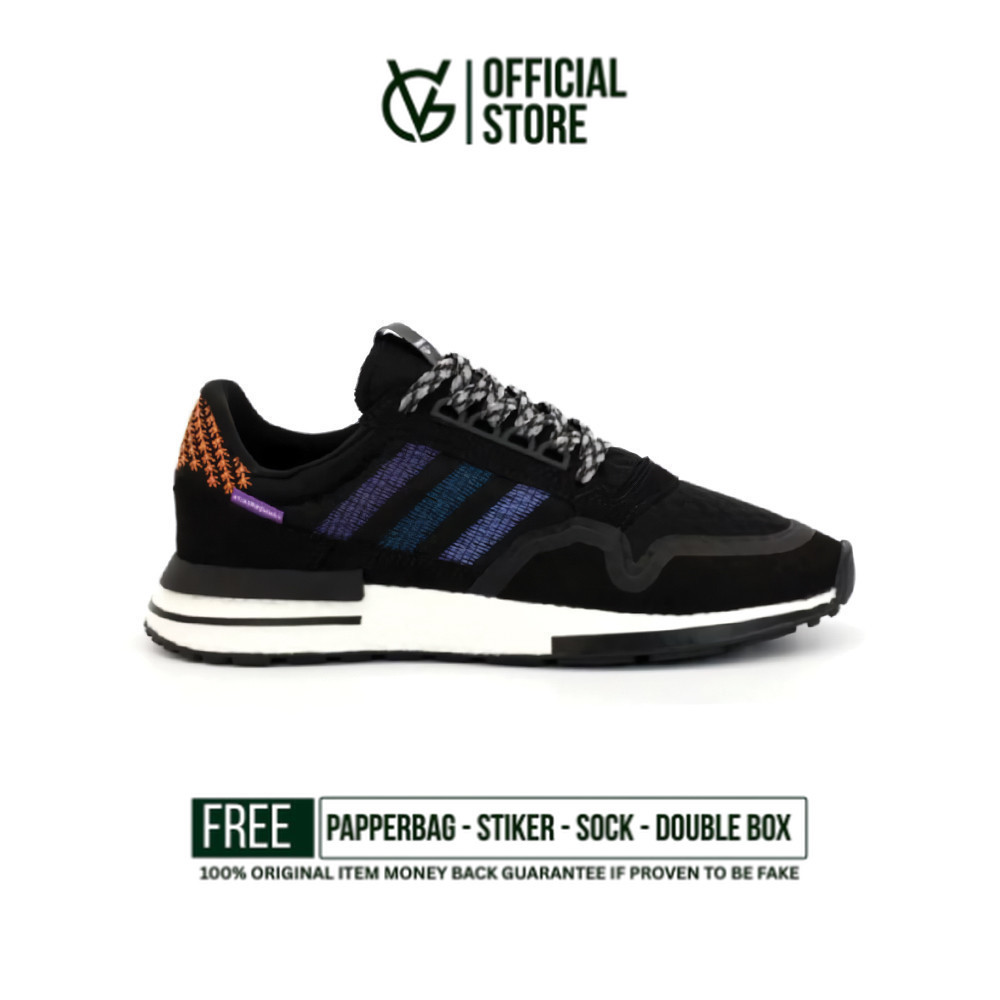 Sepatu Sneakers Adidas ZX 500 RM Boost OG Black Colorway  Original Authentic Unisex