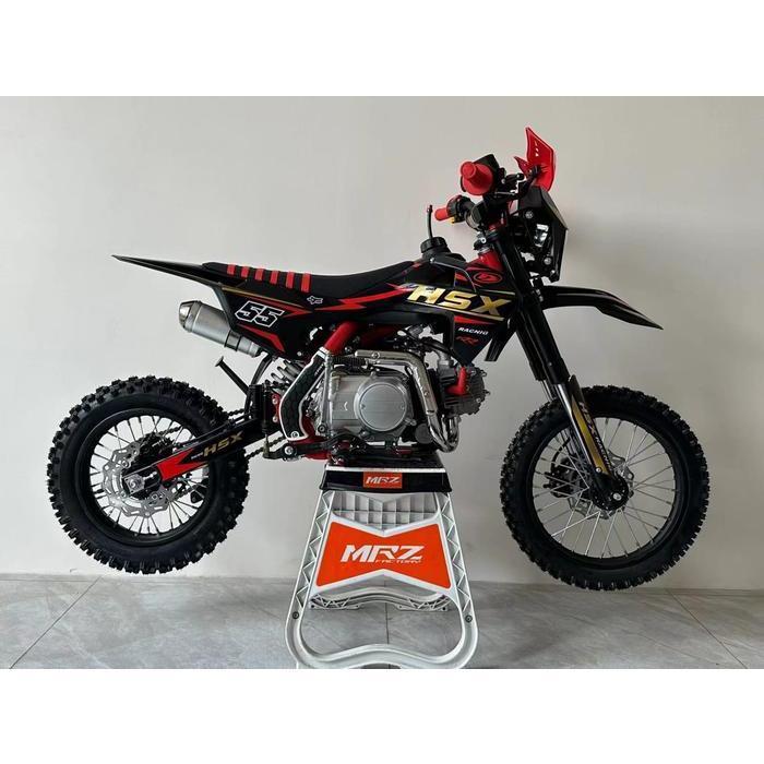 Motor trail HSX -1 R12/14 110cc SEMIMATIC | Motor Mini Trail Anak - Merah - Merah