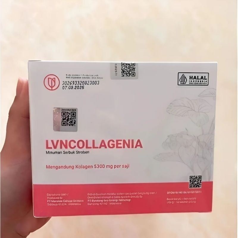Lvn collagen original 100% - bpom isi 1 box 10 sachet