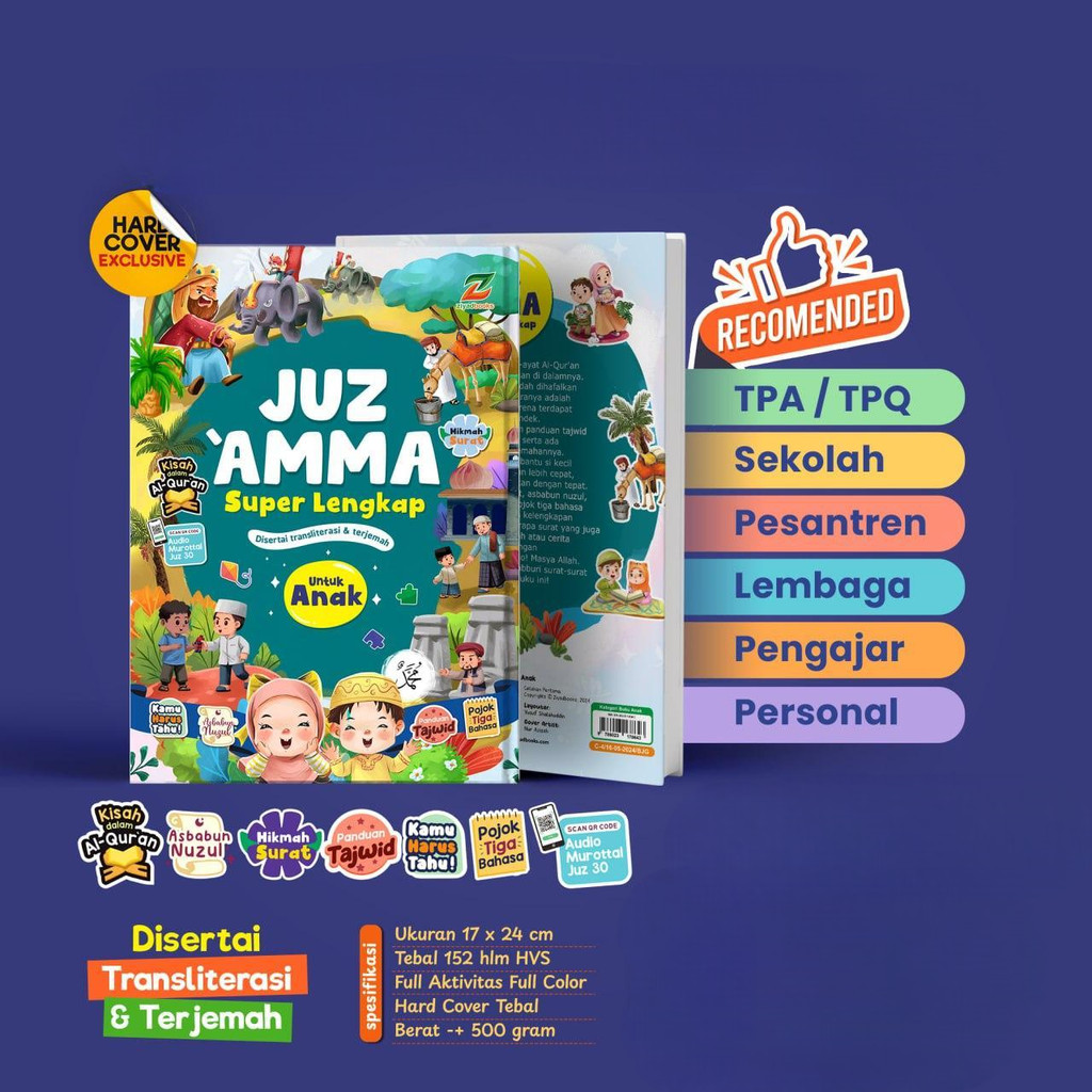 Juz Amma Superlengkap Untuk Anak Buku Belajar Menghafal Juz Amma