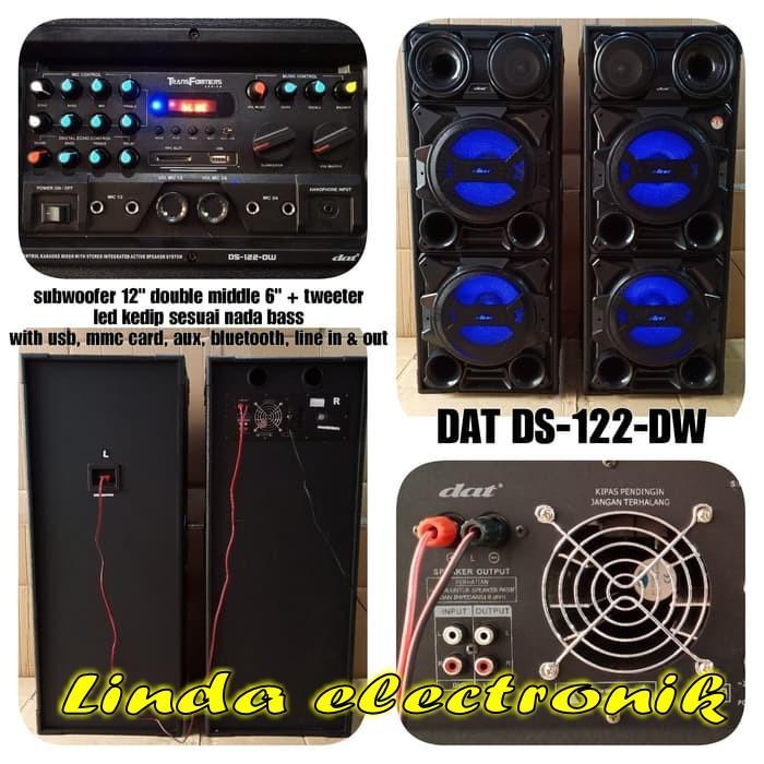 SPEAKER AKTIF DAN PASIF 12in ds112dw 1psg 2pcs DAT DS 122 DW