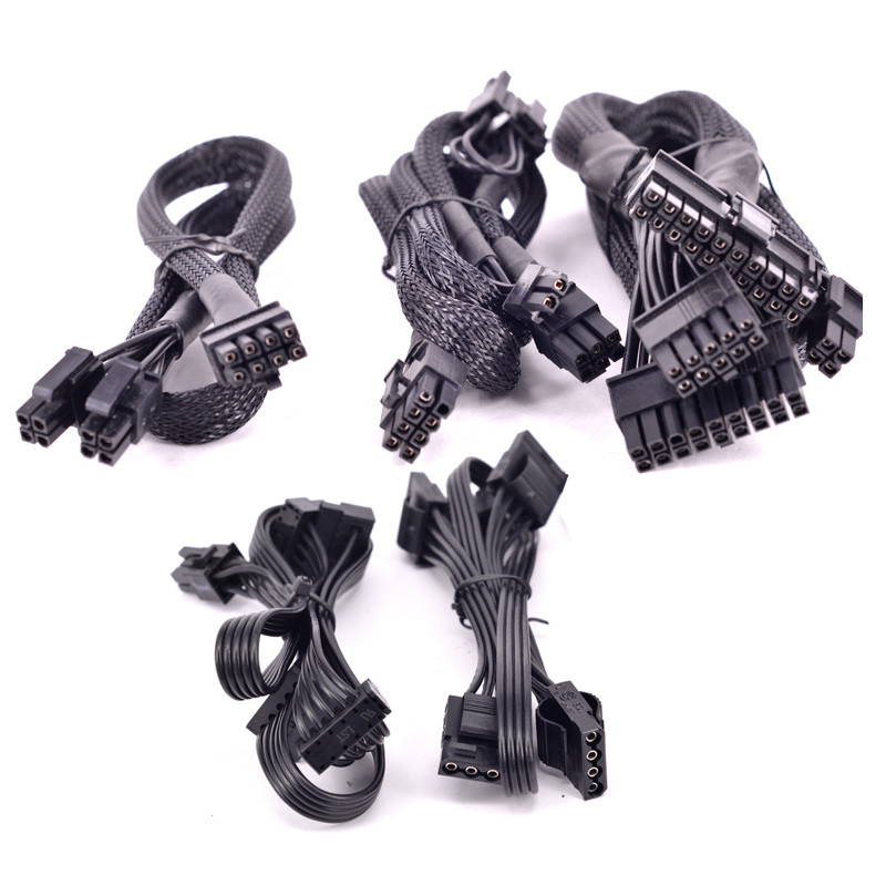 PCIe 8Pin 6+2Pin IDE SATA CPU 4+4Pin ATX 24Pin Power supply cable for CORSAIR RMx Series RM1000x RM8