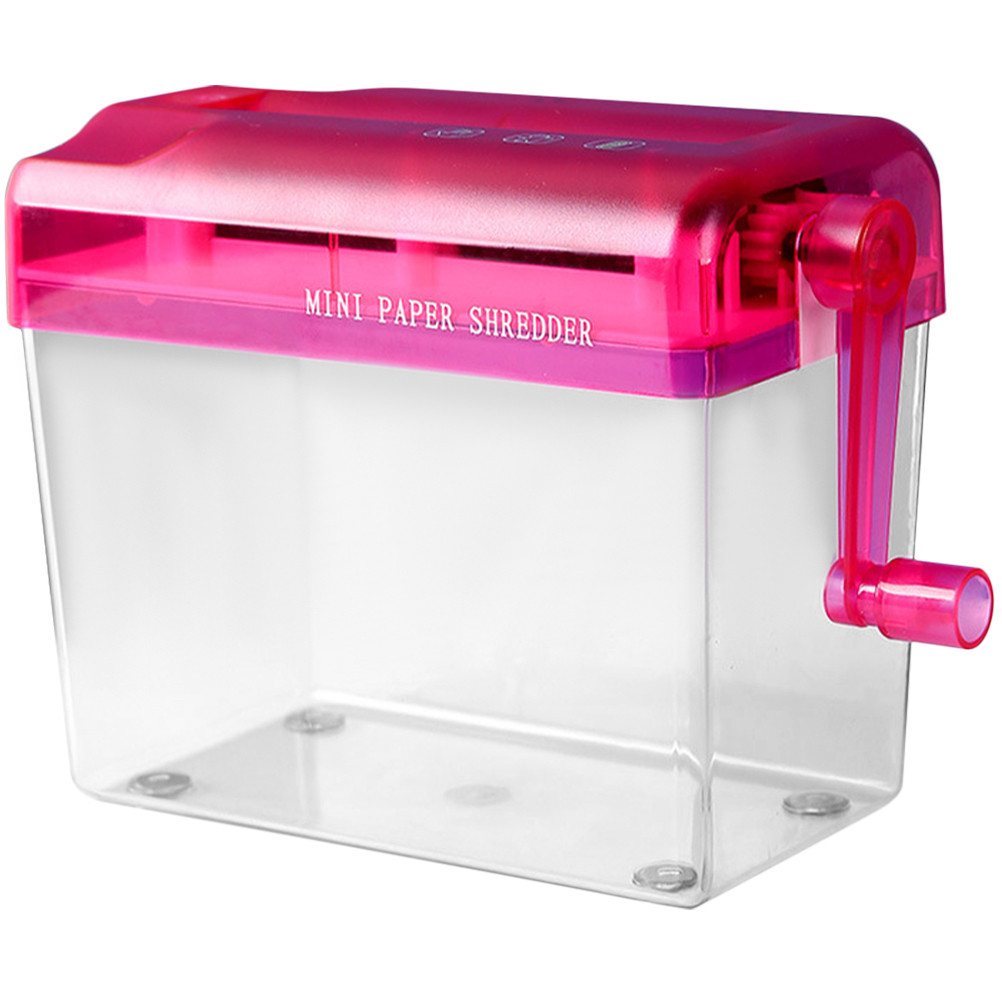 Household Paper Shredder Convenient Hand Shredder Desktop Small Shredder A4 Paper Shredder Office Ha