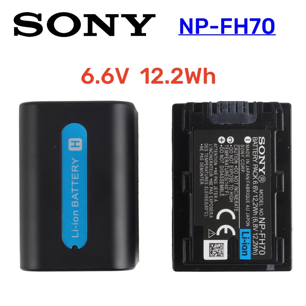 Original NP-FH70 NPFH70 Battery for Sony NP-FH30 NP-FH40 NP-FH60 NP-FH50 NP-FH70 HDR-XR Series