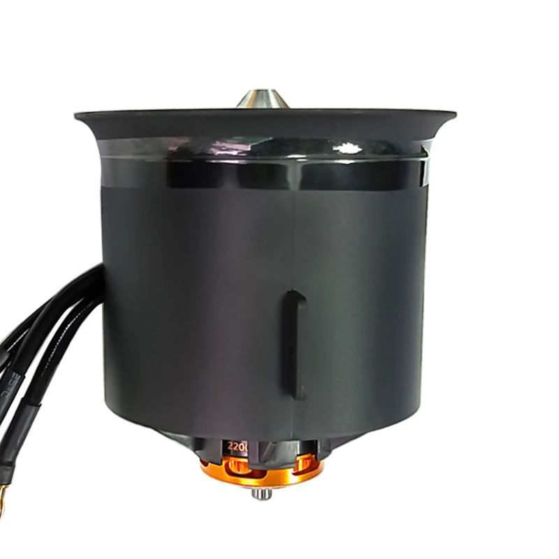 QX-Motor 70MM EDF 12Blades Ducted Fan CW CCW with QF3027 2200KV 6S Brushless Motor Use 100A ESC For 