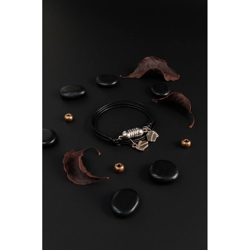 Set Gelang Couple Magnet Motif Magnetic Couple Bracelet PS