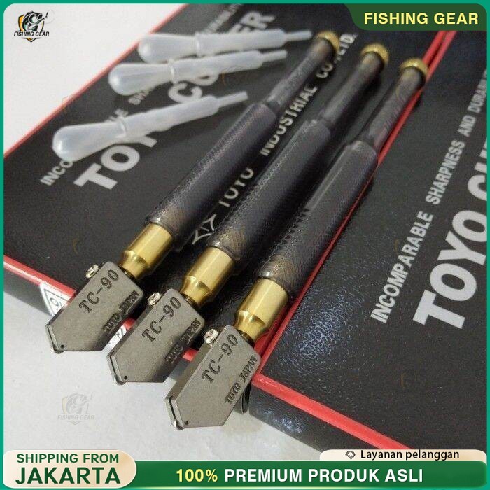 Pisau potong kaca toyo tc 90 asli jepang pisau pemotong kaca alat potong kaca alat pemotong kaca ori