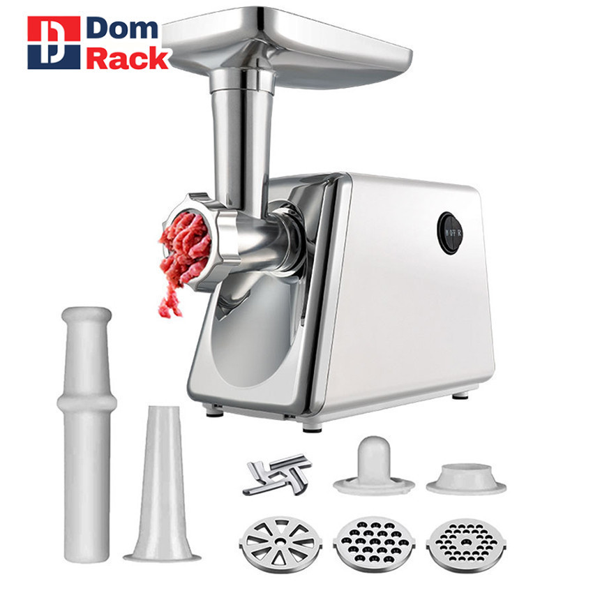 DOM RACK Mesin Giling Daging Listrik 300W 220V Dengan Daya Besar Serbaguna Mesin Gilingan Daging / B