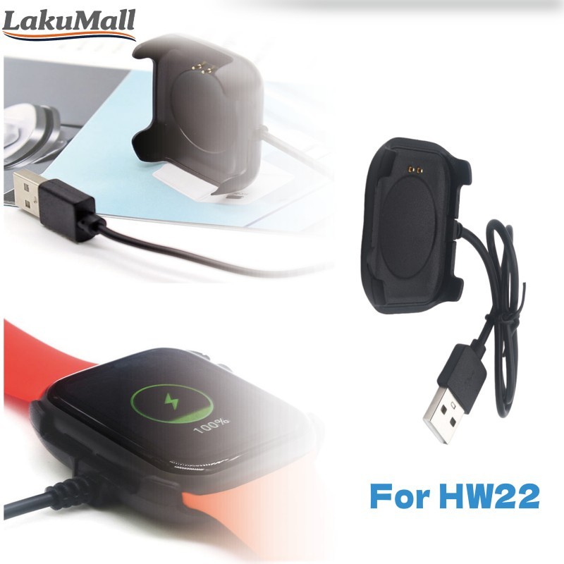 Kabel Dock Charger Smartwatch USB 2 PIN Untuk Huawei Honor HW19 HW22 SERIES T500 T55 T500+ SERIES 7 
