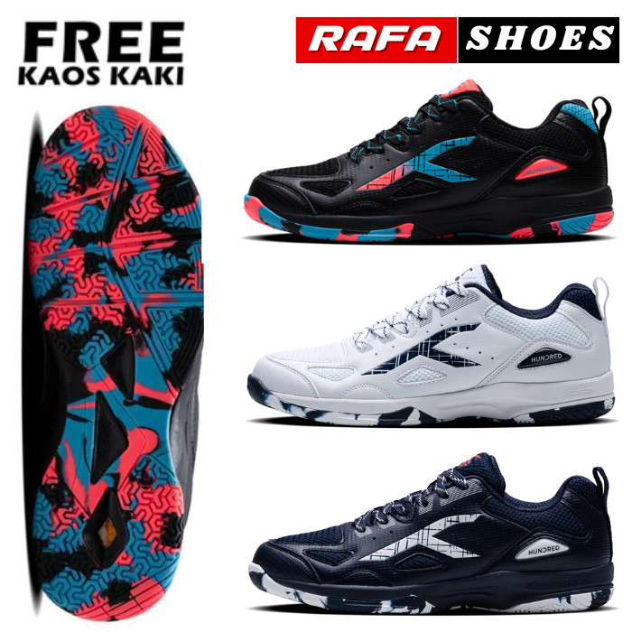 HUNDRED GALAXY Badminton Shoes - Sepatu Badminton Original Hundred