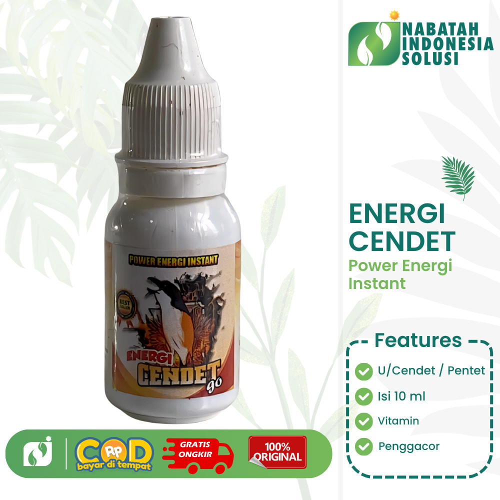 ENERGI CENDET GO VITAMIN PENGGACOR BURUNG BURUNG PENTET CENDET