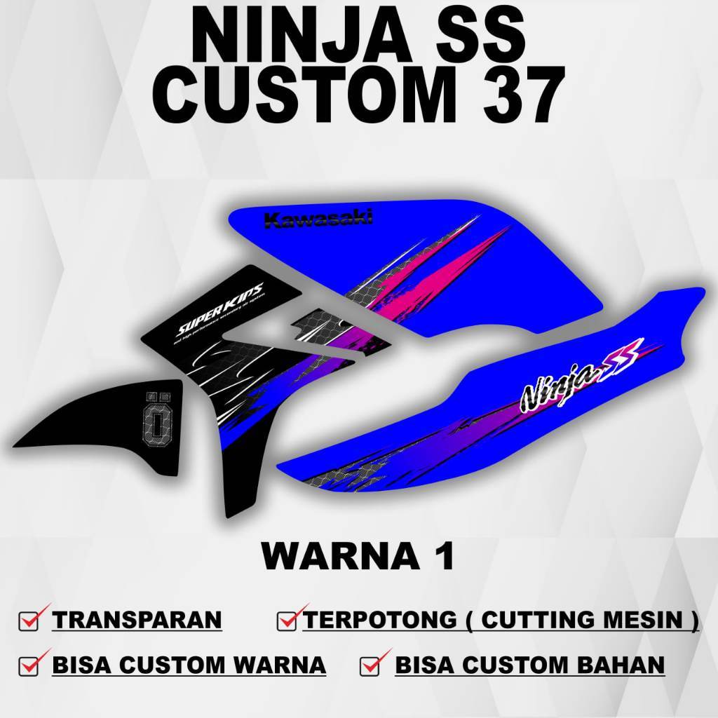 Decal Stiker striping Ninja SS / Striping Ninja SS / Stiker Striping Decal Transparan Ninja SS / Dec