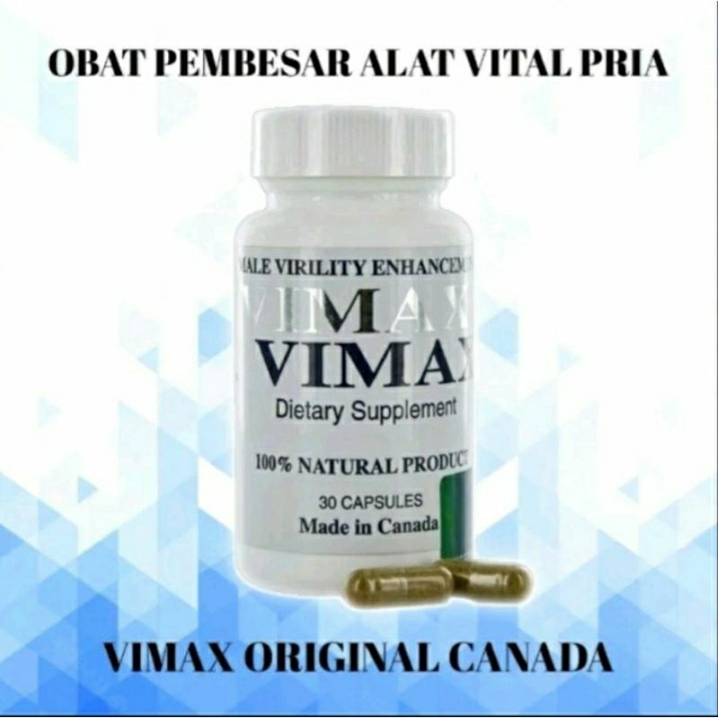 VIMAX CAPSULES IZON ASLI CANADA 100% ORIGINAL OBAT SUPLEMENT KUAT VITALITAS TAHAN_PEMBESAR_KELAMIN B