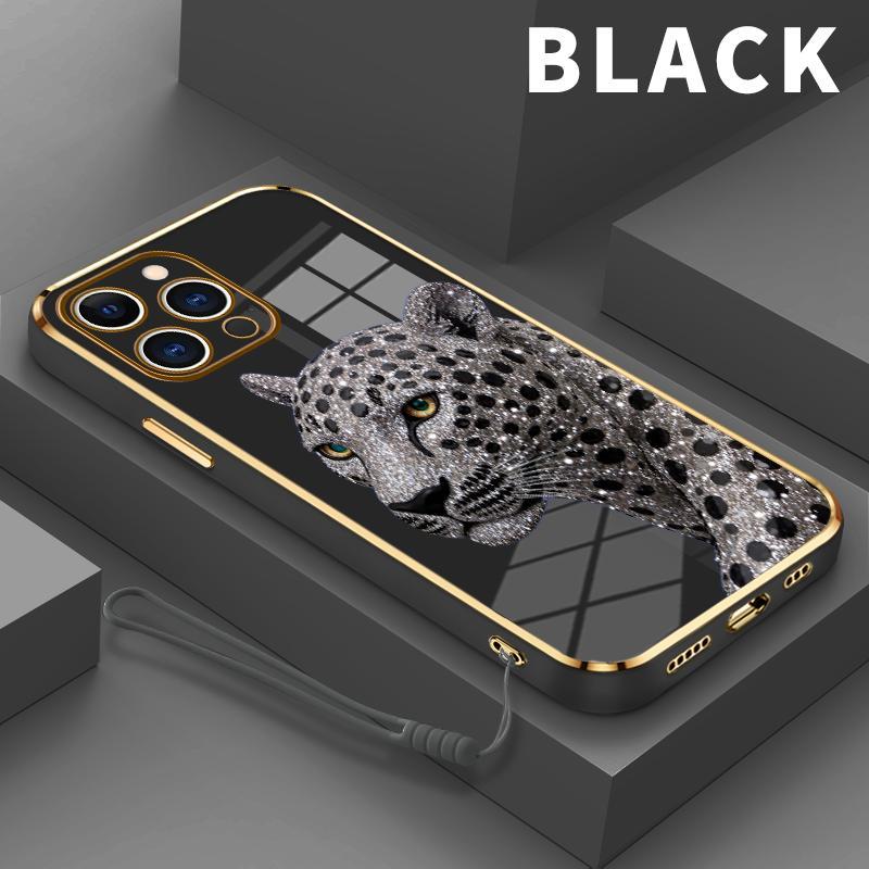 Case OPPO A9 2020 A8 A83 A91 A92 A93 A94 A95 A96 5G A98 A9x Cool Leopard Ultra Thin Full Lens Cover 
