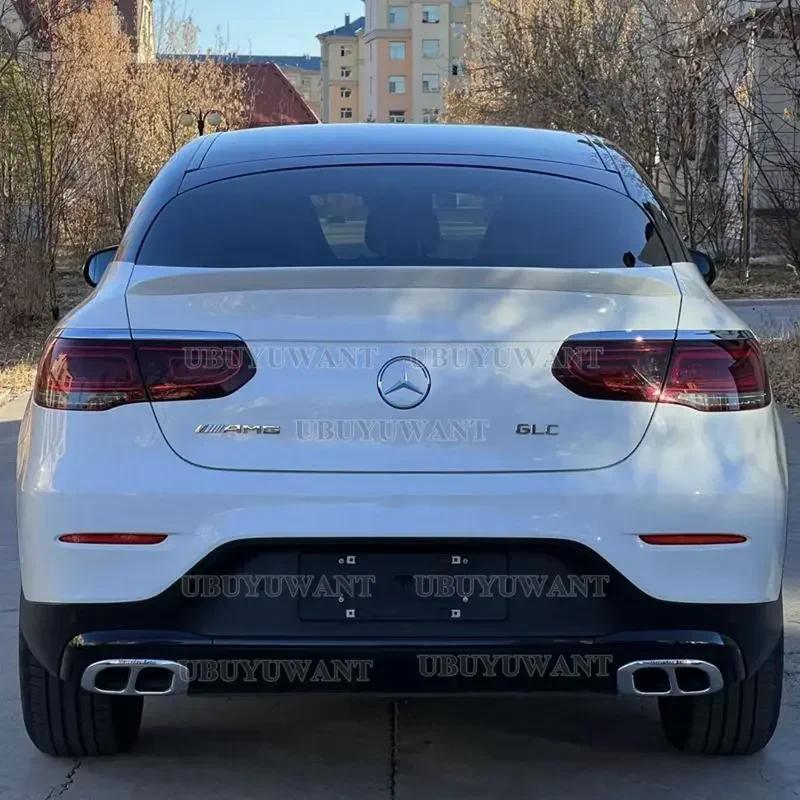For GLC Class Coupe GLC300 GLC250 2016-2018 spoiler For Benz GLC Coupe GLC43 GLC260 Spoiler ABS Car 