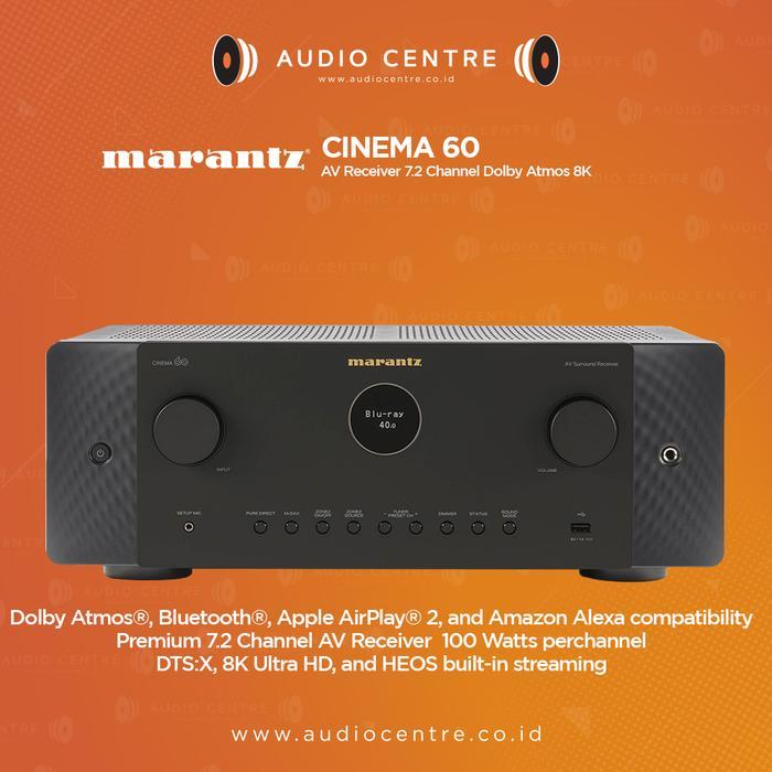 Marantz Cinema 60 AV Receiver 7.2 Channel Dolby Atmos 4K 8K TERLARIS
