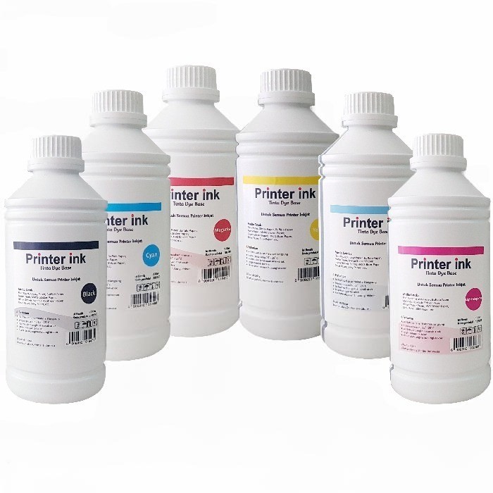 FixPrint Tinta Printer Canon Universal Black Color 1 Liter Dye e400 e410 e460 e480 mx366 mx328 mx377