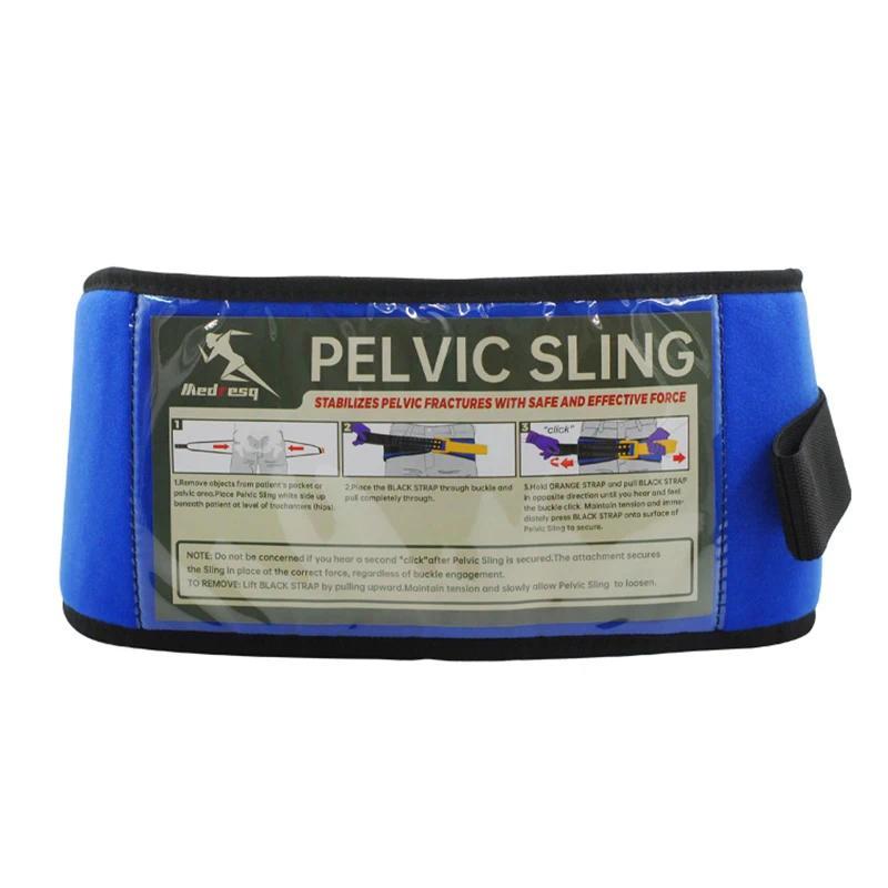 Medresq Pelvic Sling for Reduce and Stabilize Open-book Pelvic Ring Fractures Orange & Blue