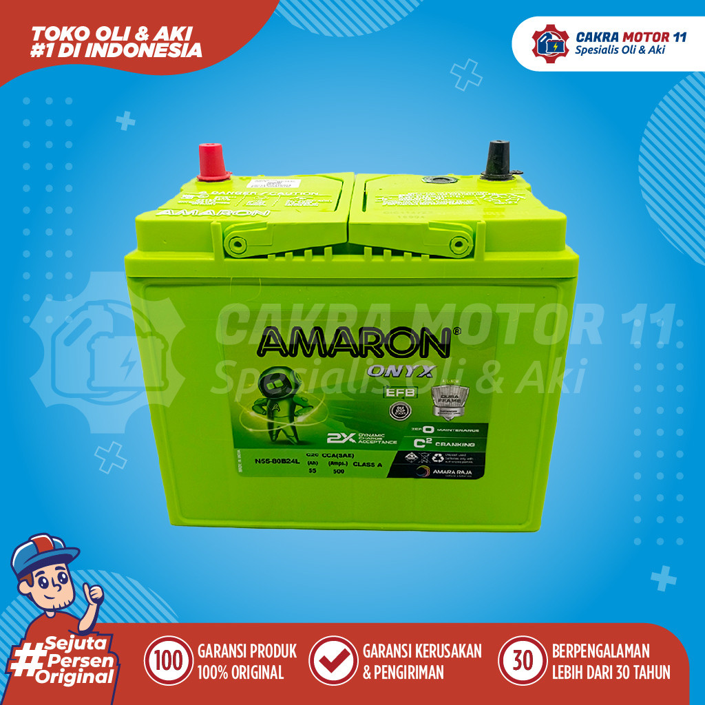 Amaron Onyx N55/80b24l Efb