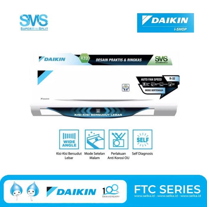 Daikin FTC15NV14 & RC15NV14 AC Thailand 1/2 PK STC15NV14 Garansi Resmi