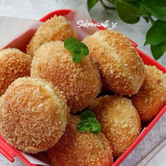 KIRIM BESOK Roti Goreng Isi Abon / Kue Subuh / Kue Tradisional / Jajanan Pasar Kue Basah