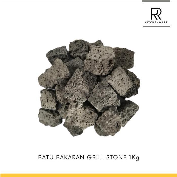 HOT PRODUK BATU BAKARAN GRILL STONE 1kg - Berat Batu 1kg Tbk