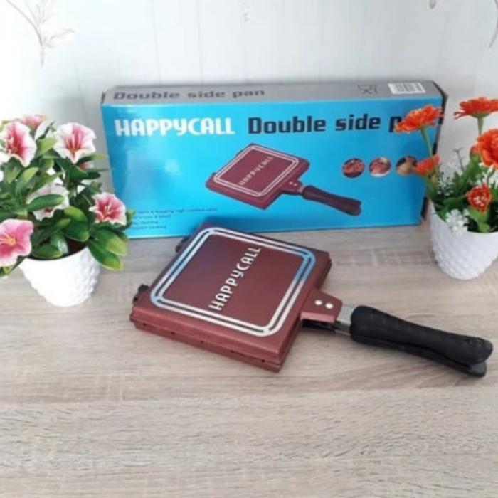 Double Side Pan / Cetakan Kue Sate Waffle Wafel Double Pan - HC