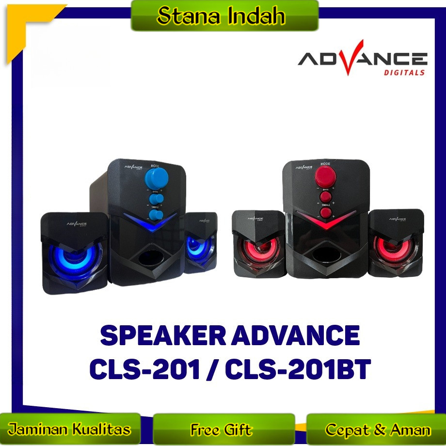 Speaker Advance CLS-201 CLS201 CLS-201BT CLS201 Bluetooth Super Bass