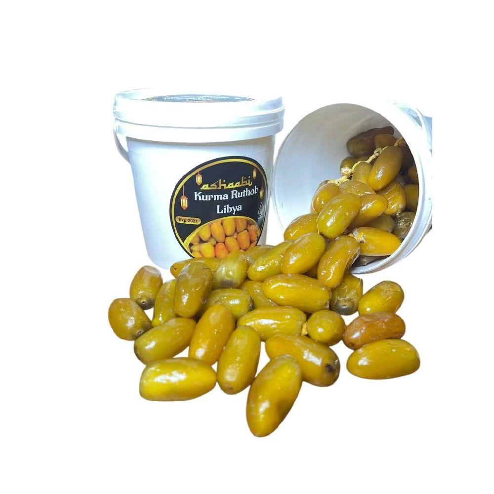 Kurma Tunisia Ruthob Libya 500gram Kemasan Ember fress Simpan di Freezer