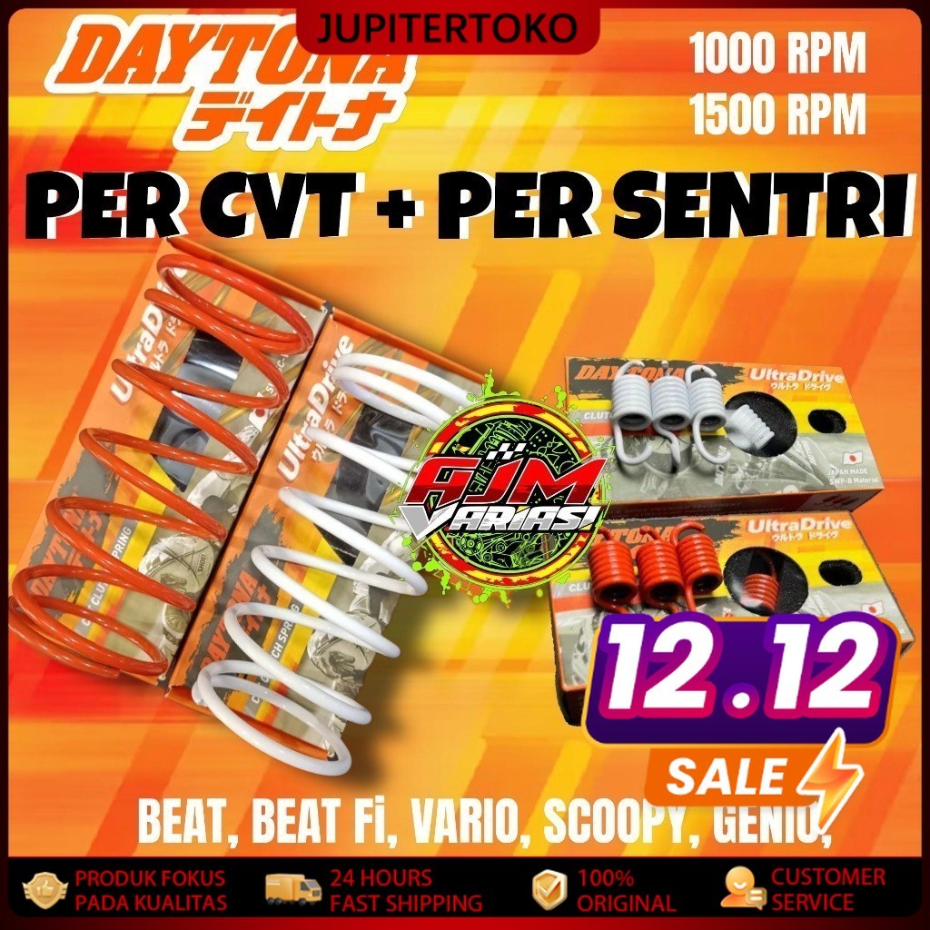 Per CVT Daytona 1000RPM 10% Beat - Scoopy FI ESP Genio Per CVT Original Daytona Racing Scoopy 2021