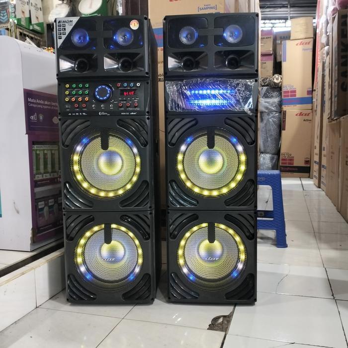 SPEAKER AKTIF DAT MGM 722 / MGM722 2 X 12 INCH ORIGINAL DAT SEPASANG DOUBLE
