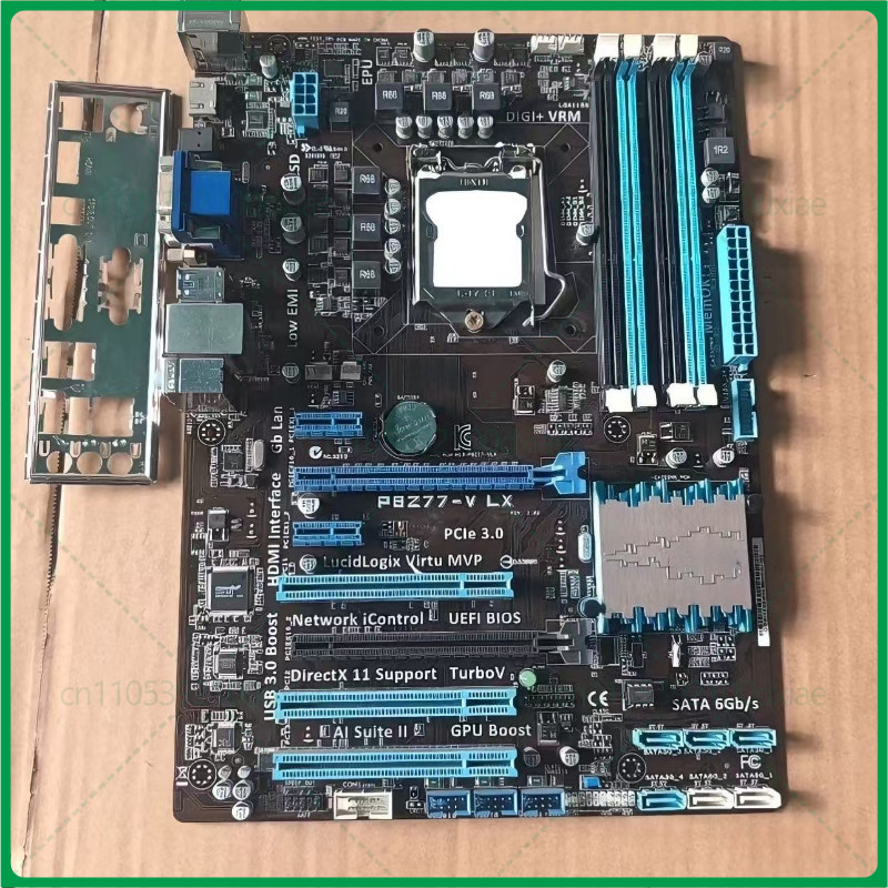 Used For  ASUS motherboard P8Z77V LX LGA 1155 DDR3 i3 i5 2232nm CPU USB30 32GB SATA3 VGA HDMI Z77 De