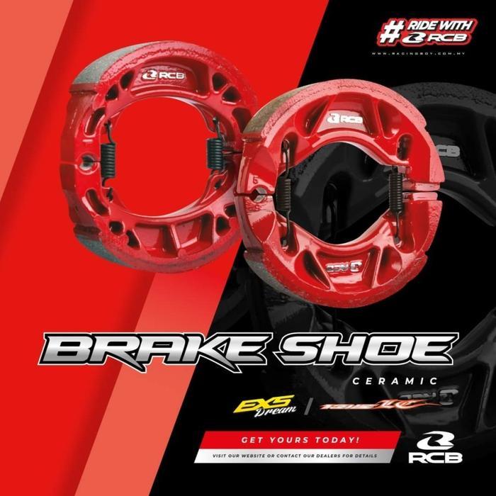Harmoni_mart3 KAMPAS REM BELAKANG RCB CERAMIC VARIO 150 / VARIO 125 / BEAT STREET 100% ORIGINAL CLIC