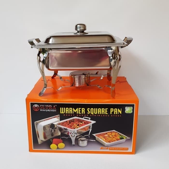 Prasmanan Stainless/ Warmer Square Pan SUPRA