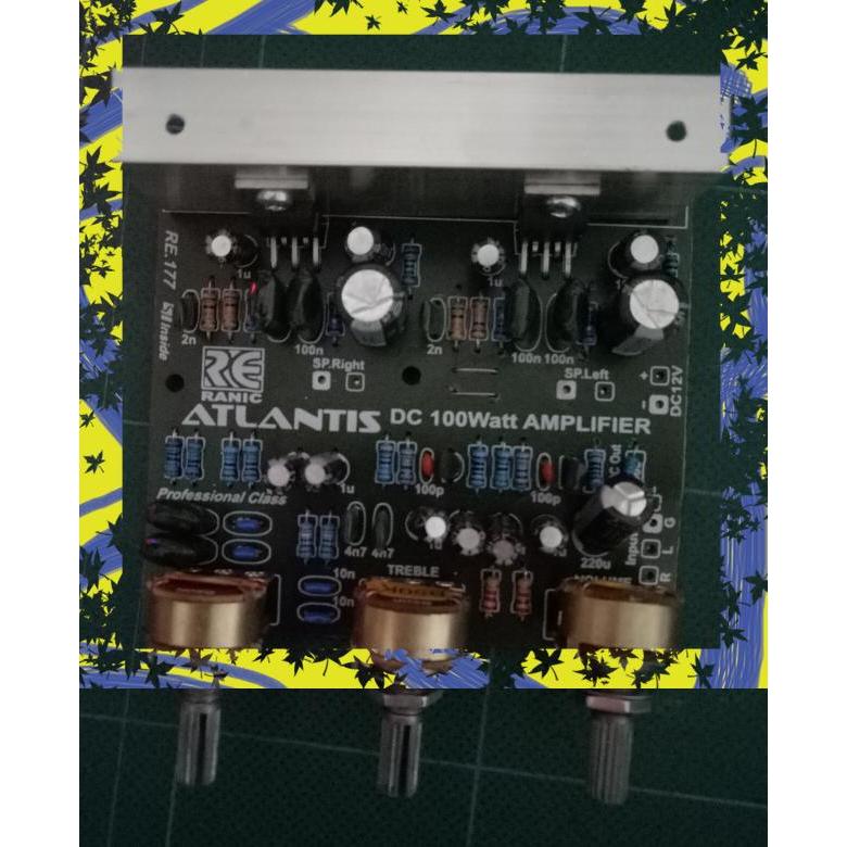 KIT AMPLIFIER ATLANTIS 663 - DC 12V 100WATT