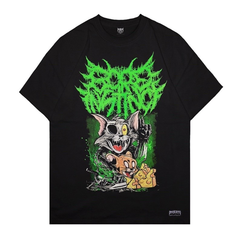 Xtrememerch Gore Instinct "Smashing Slam" 100% Original Kaos Boxy Fit T Shirt