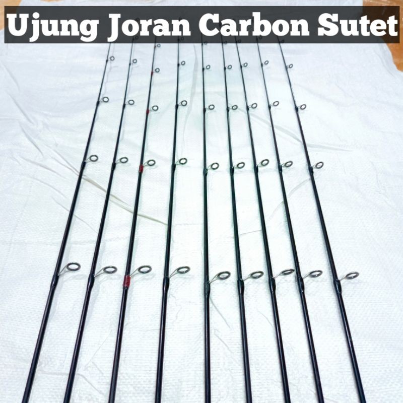 Ujung Joran Carbon Sutet 75-150cm Kaku 6-12lbs