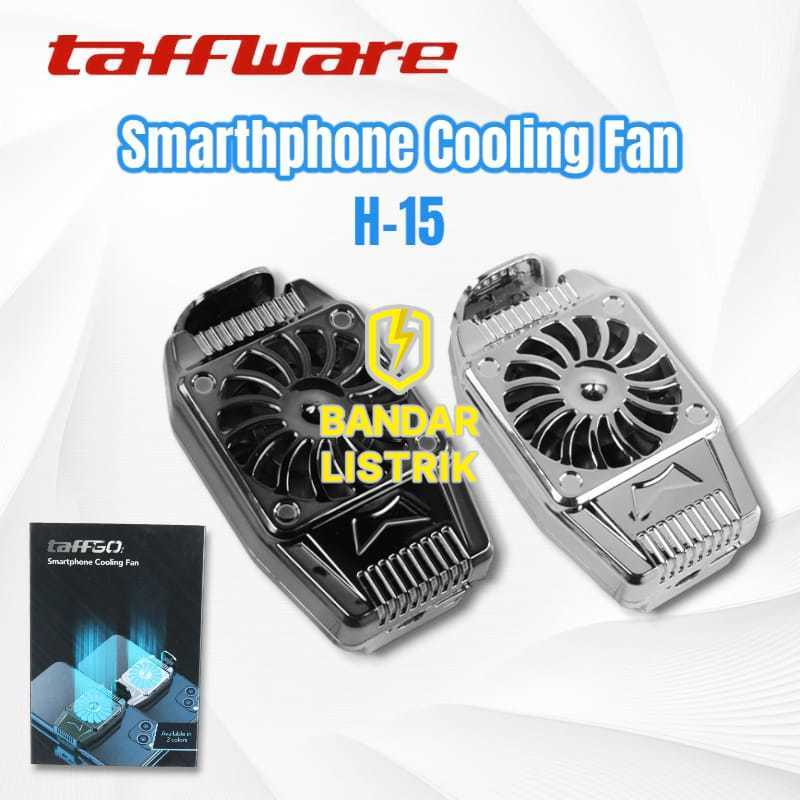 TAFFGO Phone Cooling Pad H15 Gaming Fan Cooler Radiator Pendingin Handphone