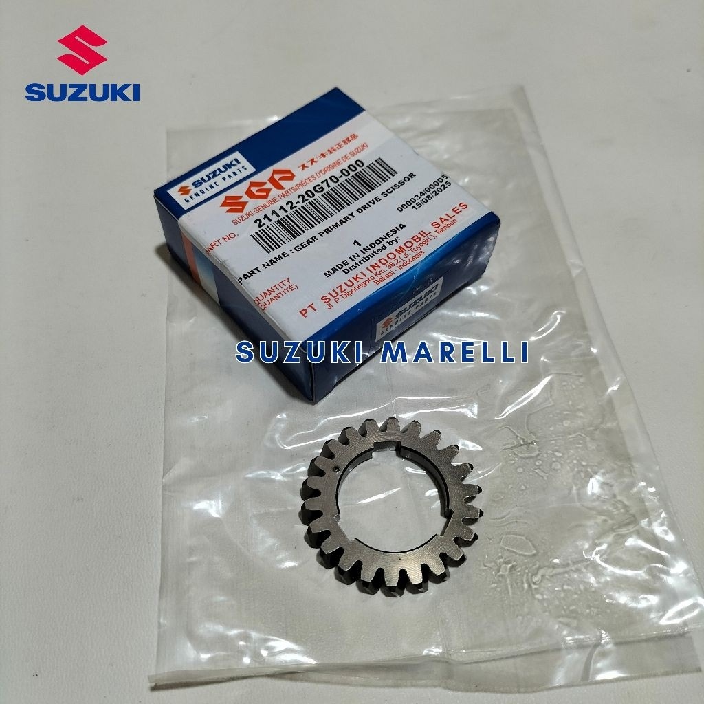GEAR GIGI PRIMARY PRIMER DRIVE SHOGUN 125 FD LAMA ARASHI ORIGINAL SGP