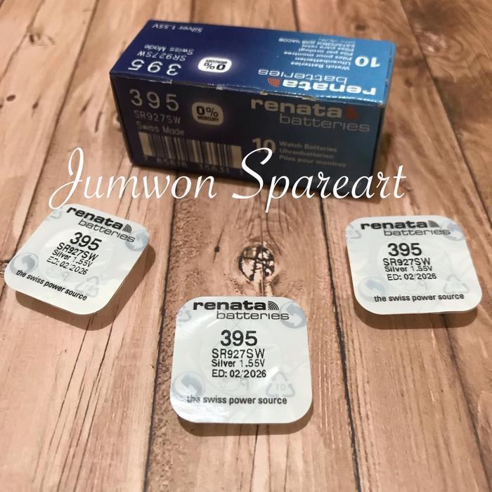 Renata 927 Batrai Battery Batre Jam Tangan SR927SW Renata 395